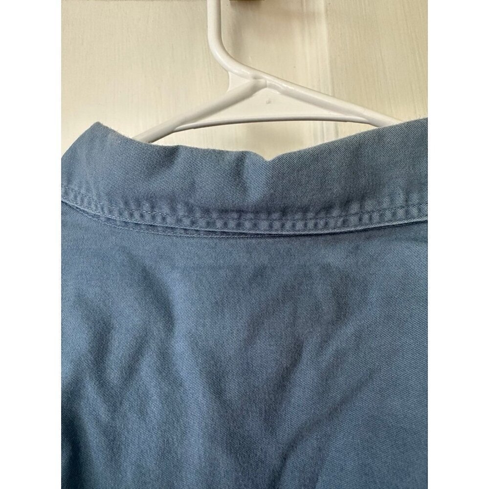 Croft & Barrow men’s size large blue button-down shirt - Picture 7 of 7